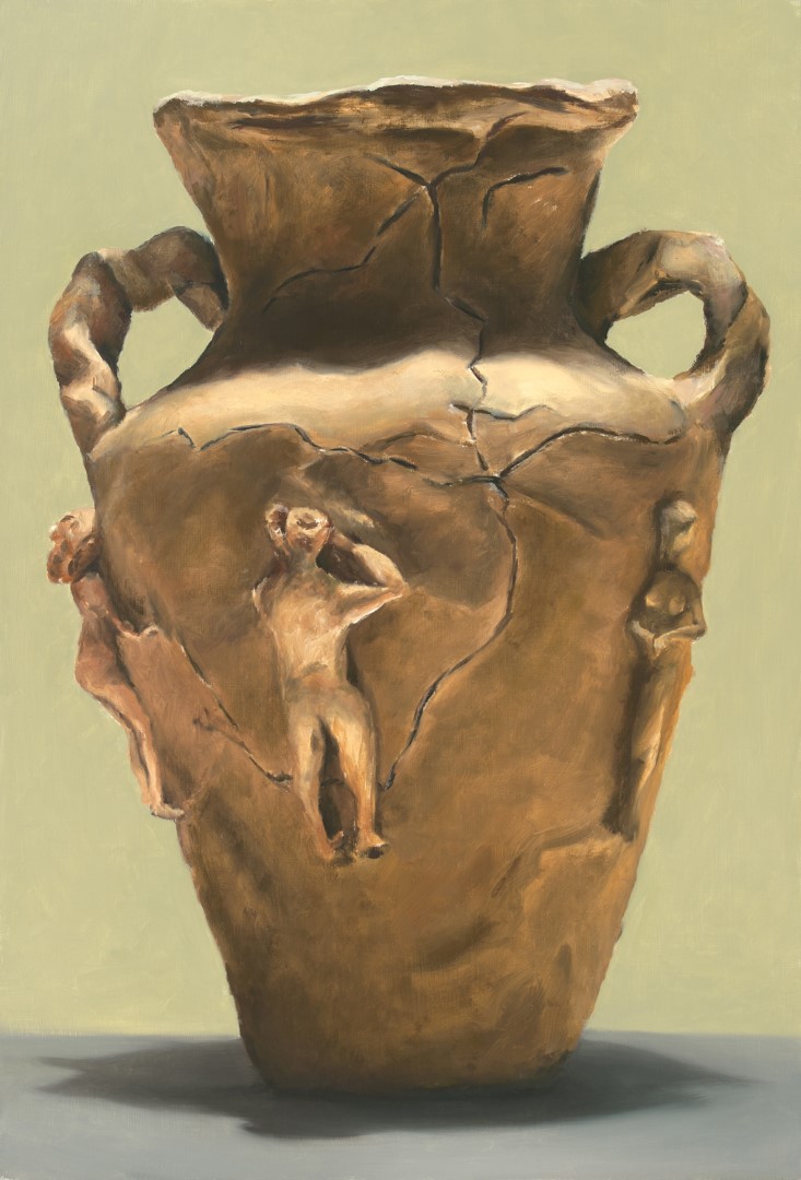 Amfora (2017), 61 x 41.5 cm, oil on panel (private collection)