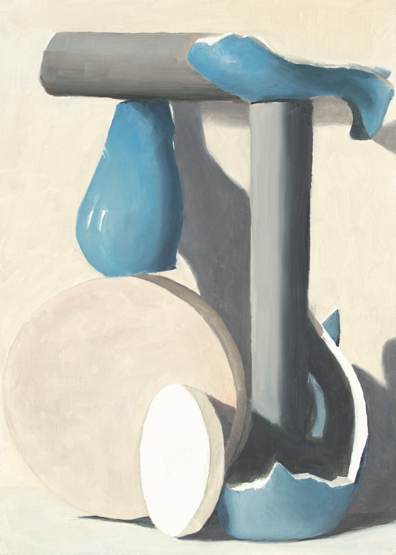 Dawn (2018), 29.5 x 20.9 cm, oil on paper on panel (private collection)